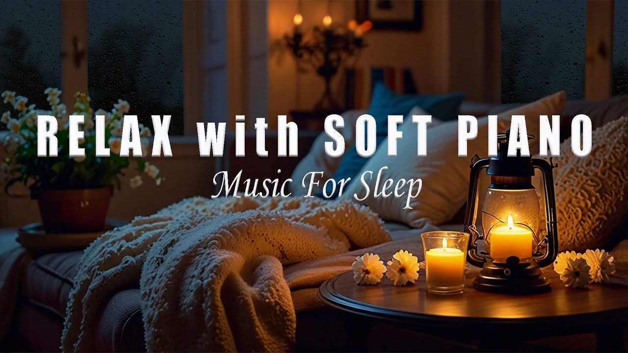 Soothe Your Soul With Soft Piano Music And Night Rain Sounds For Deep