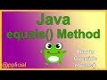 Overriding the Object equals Method - Java Override Example - Comparing Objects - APPFICIAL