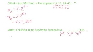 Algebra2 9.3 Geometric Sequence