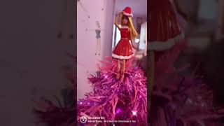 PINK BARBIE TREE💗🎄💗 #barbiecore #pinkholiday #pinkchristmas