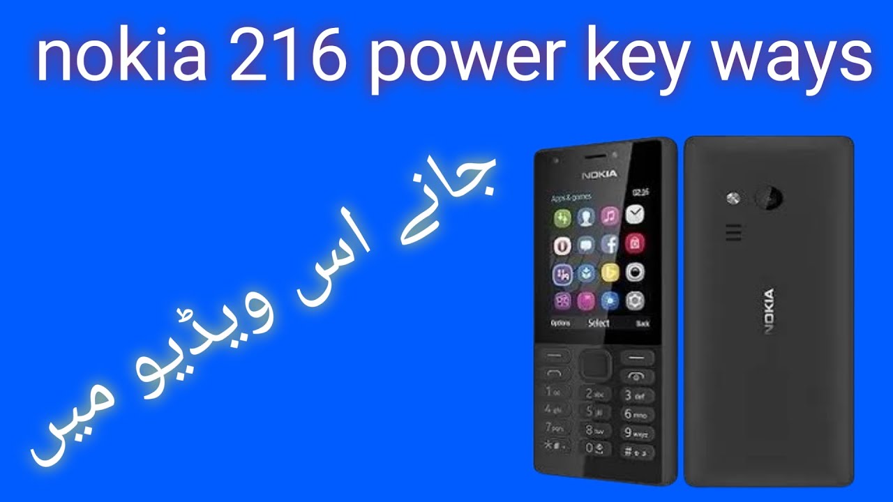 Nokia 216 Power Key Ways Power Jumper Done - YouTube