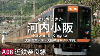 初音ミクがマクロスΔ「一度だけの恋なら」の曲で近鉄奈良→神戸三宮の駅名を歌います。