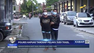 POLRES KAPUAS TANGKAP PELAKU JUDI TOGEL - KABAR 17 DAYAK TV