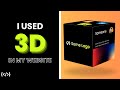 3D Content Cube That ROTATES in Any Direction! JavaScript only