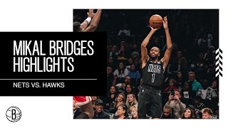 Mikal Bridges Highlights | Brooklyn Nets vs. Atlanta Hawks | 3.31.23