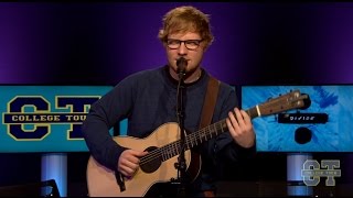 Ed Sheeran performs "Shape of you" (Live) in College Tour