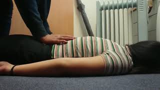 LOUD *AMATEUR* BACK CRACK AT HOME OFFICE ASMR *HORIZONTAL VERSION*