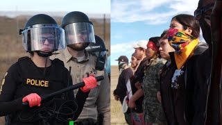 Report from Standing Rock: 100+ Militarized Police Deployed Against Native American Water Protectors