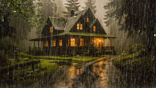 Fall Asleep With The Soothing Sounds Of Rain And Thunder, Reduce Stress with Rain Sound - ASMR