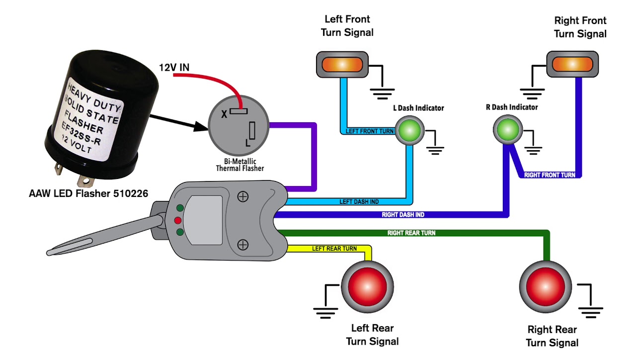 Heavy Duty Flasher 550 Wiring Diagram