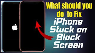 How to fix iPhone stuck on Black screen or startup screen | iPhone black screen won't turn on