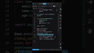 FastAPI Built a Full Async API While Your Framework Was Still Starting Up⚡⚡#python #fastapi #coding