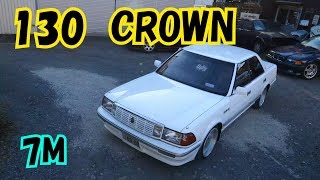 TOYOTA CROWN 3.0L 7M 1991　ホワイトアウト