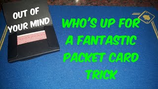 No gimmicks NO gaff! just a FANTASTIC packet effect/card trick, magic tricks