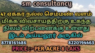 47 ACRES TOTAL SALE DINDIGUL KARUR BORDER NEAR KADAVOOR .PER ACRE 8 LAKS FINAL