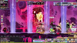 新楓之谷MapleStory 重砲指揮官小魂  和 大腿惡魔 雙打  黑王軍團長頓凱爾