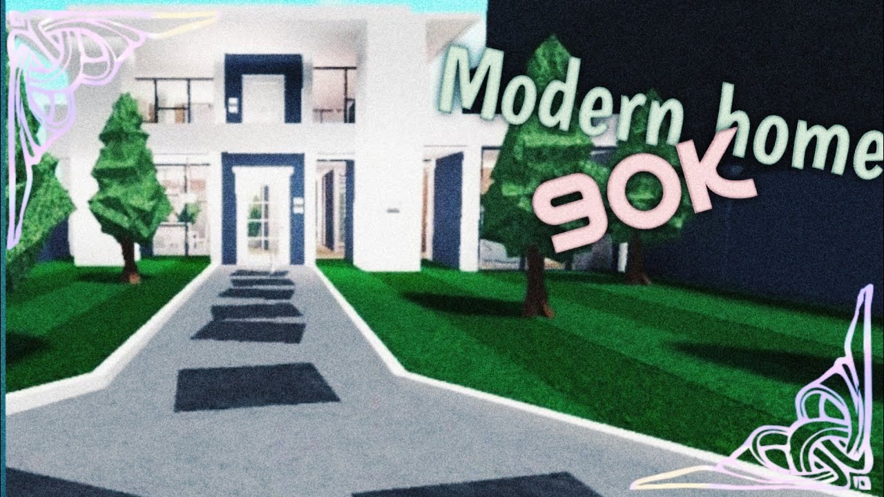 Bloxburg || Modern Home || 90K || Fan's Home - YouTube