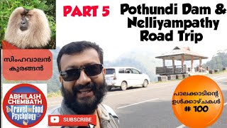 5 Pothundi Dam \u0026 Nelliyampathy Road Trip PART 5. സിംഹവാലൻ കുരങ്ങനെ അടുത്ത് വെച്ച് കണ്ടു അടിപൊളി