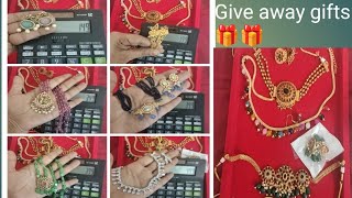 Beautiful jewellery and newest stock.Give away gifts 🎁🎁🎁.For orders whatsapp 8142272523