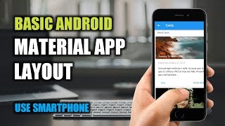 Basic Android Material App Layout Framework 7 #1