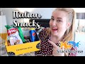 BRITISH TRYING ITALIAN SNACKS SURPRISE REVIEW - LOTTE ROACH