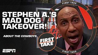 Stephen A.'s WHAT'S MAD DOG MAD ABOUT TAKEOVER! 🔥 LOSING IT over Jerry Jones \u0026 Cowboys | First Take