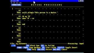 FilePro - Chapter 5 - Define Processing Declare Variables