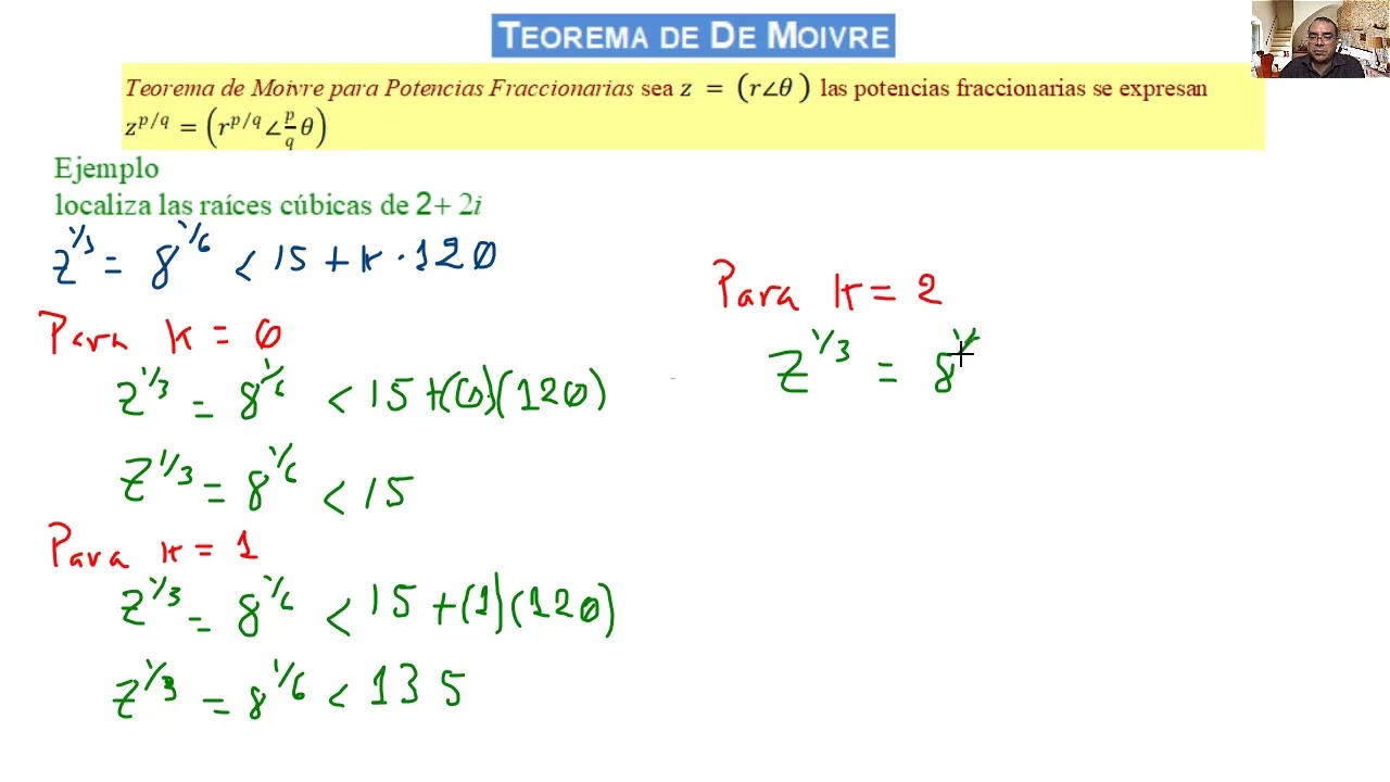 Video 1.17. Raíces De Un Número Complejo En Forma Polar, Haciendo Uso ...