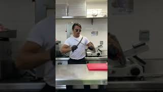 Nusret meat cutting skills 😱 #shorts #saltbae