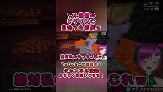 【爆笑】関西弁飲み友系Vtuberがフル装備のピグリンに出会った結果ｗｗｗ【新人Vtuber】#shorts #個人vtuber #マイクラ #華酒みい