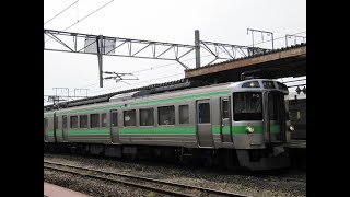 クモハ721-3 納内→旭川 函館本線 721系 JR北海道 2329M F-3編成 サイリスタ制御