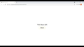 Web Share API