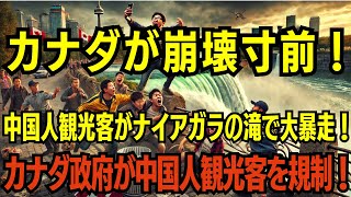 【海外の反応】「カナダが崩壊寸前！？ナイアガラの滝で中国人観光客が大暴走！」