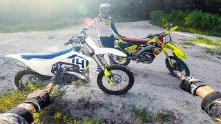 Noob Rides 250 2-STROKE for the First Time