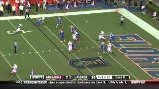 2013 #18 Florida Gators vs. Arkansas Razorbacks