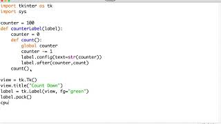 Python Day 35 CountDown Timer