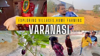 Exploring Banaras 🛕|| Village Life || Home Farming 🌾|| We Crazy 4 😅 || Watch till end 🤣🤣