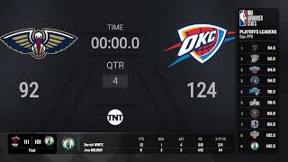 Pelicans @ Thunder Game 2 | #NBAplayoffs presented by Google Pixel Live Scoreboa