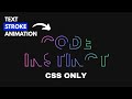 Learn How to Animate Text Strokes with SVG and CSS in Just 5 Minutes