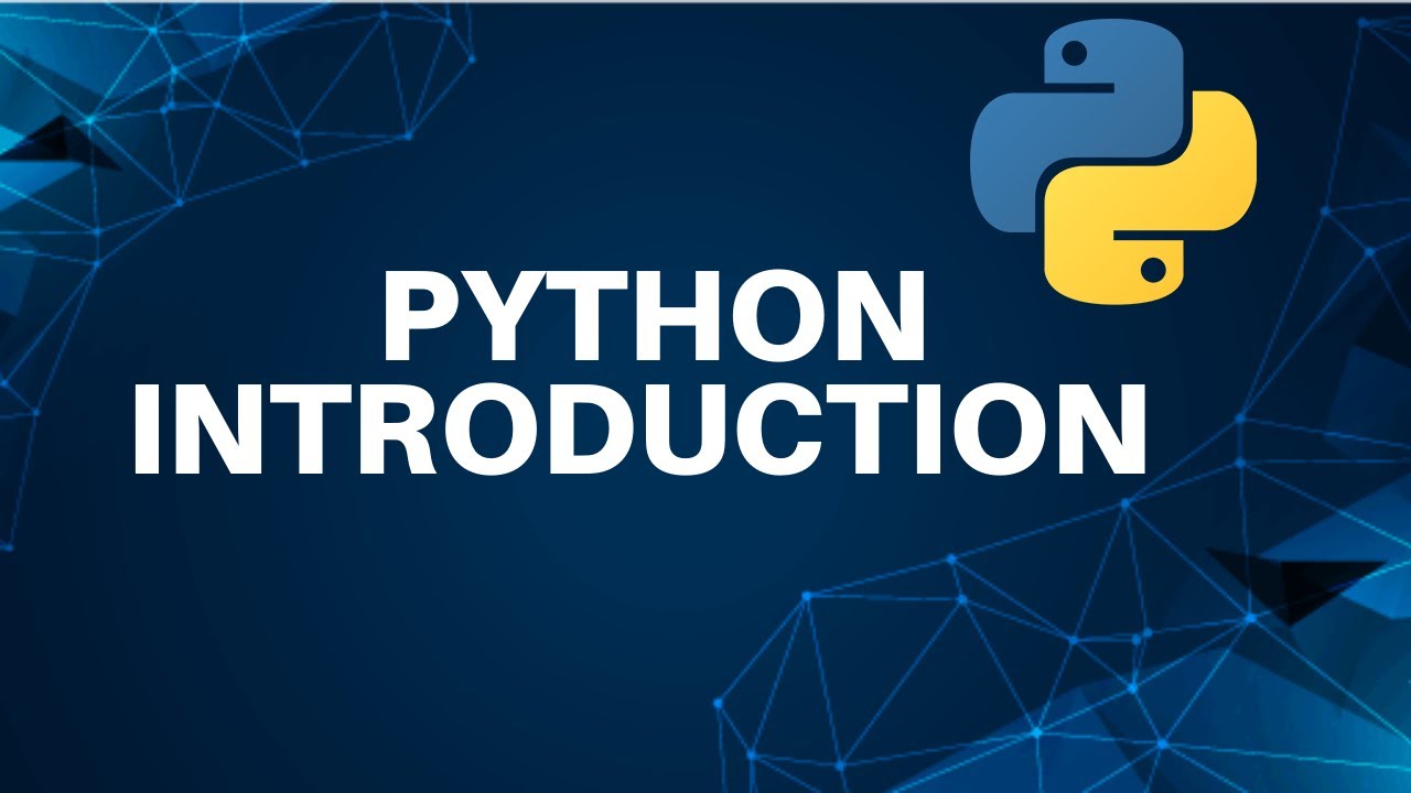 Python Introduction - YouTube