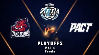 IZAKO BOARS vs ACTINA PACT | Map 1 | Zula Europe ESL Major League | PLAYOFFS