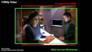 Star Trek TNG - SD-HD Comparison