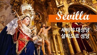 세비야 대성당 통합권 살바도르 성당에서 구입후 둘다 입장! #세비야여행 #세비야대성당 Catholic church/Sevilla Cathedral/Columbus Tomb