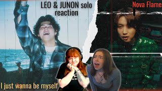 [CC] SOLO reactions | International BESTY react to LEO 'I just wanna be myself' & JUNON 'Nova Flame'