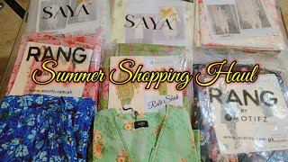 Summer Shopping Haul | Online Summer Shopping | sale on motifz | Sale on Saya | Saya sale | Sale