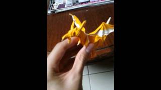 Origami fiery dragon by kade chan