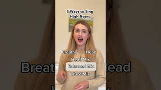 One note in 5 different ways🎤 #vocaltips #singing #singer #vocalcoach #vocaltips #thevoice