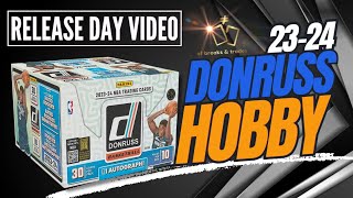 First Look at the 2023-24 Basketball Donruss Hobby Box! Pulled a Diamond Parallel!