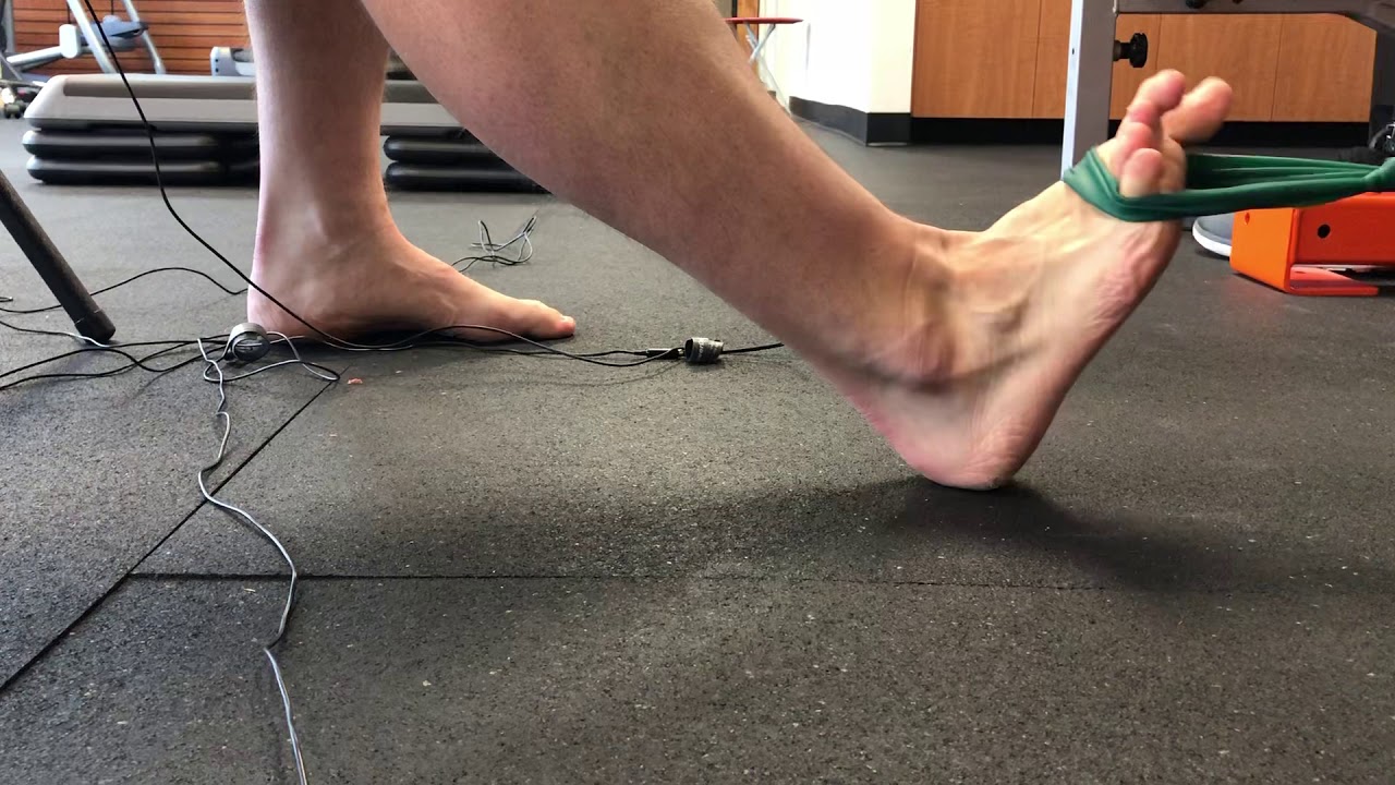 Ankle Dorsiflexion Band Resisted Youtube