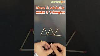 Matchstick Puzzle| Puzzles with Answer| Try to Solve Shape Puzzle- Only Brilliant Minds can Solve